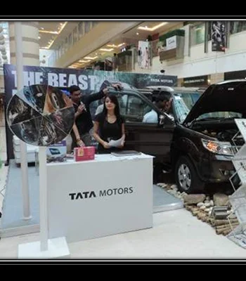 Retail signage installation by Navya India